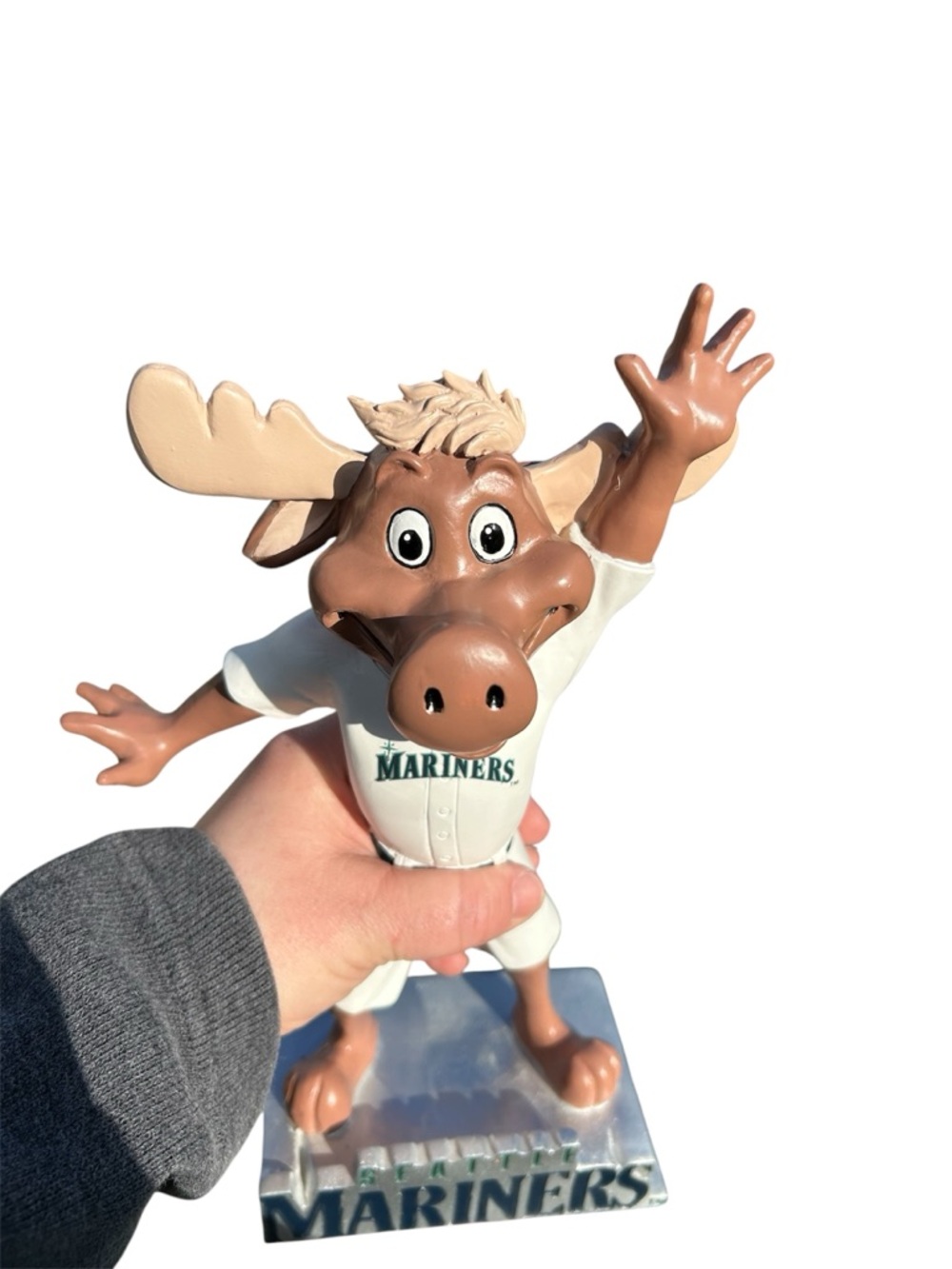 Seattle Mariners Mariner Moose Mascot Figurine • Collectible Statue • New - Picture 3 of 6